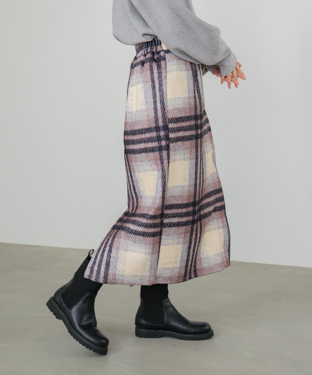 ウール調ストレッチタイトスカート