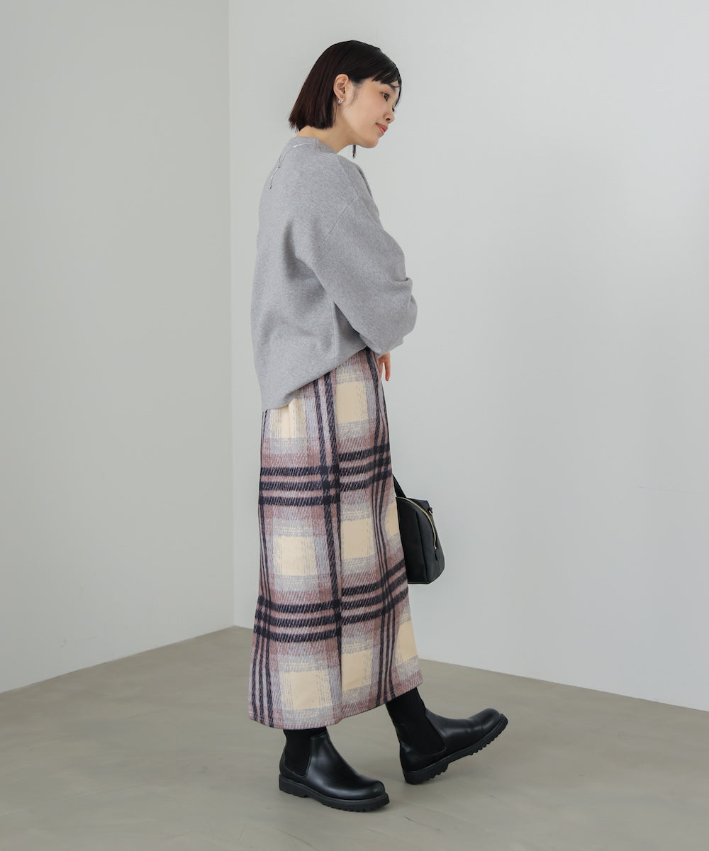 ウール調ストレッチタイトスカート