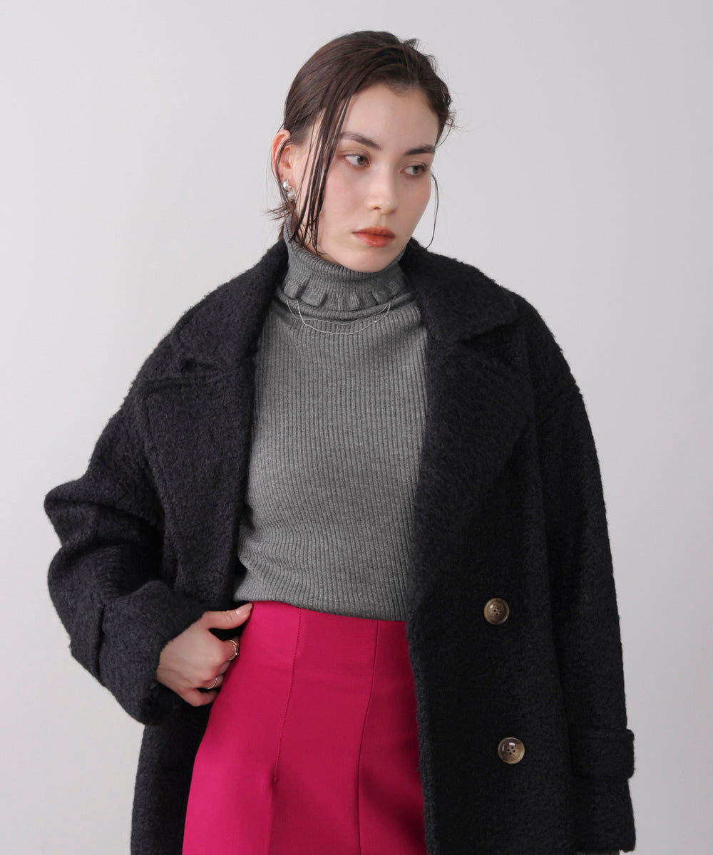 フリルリブニットタートル