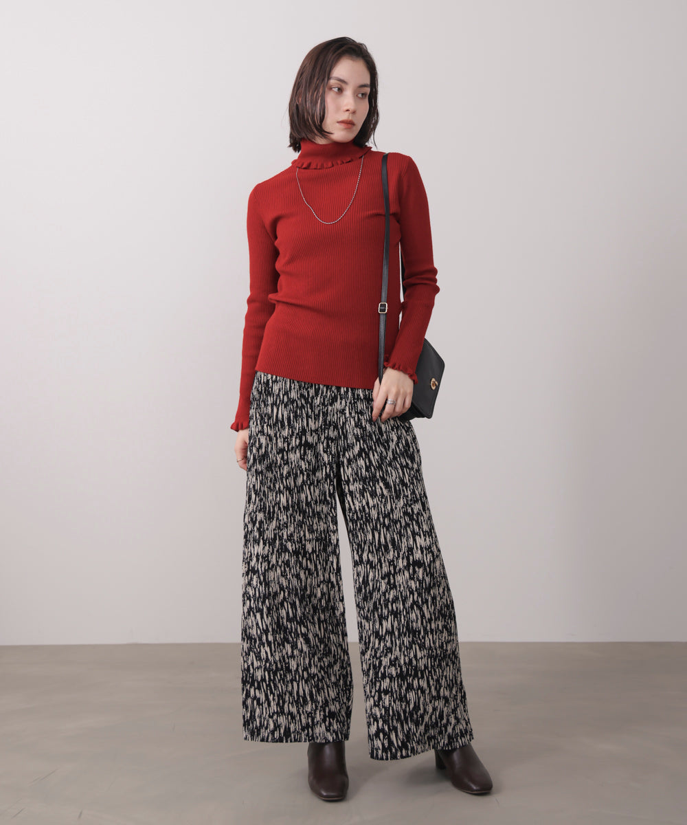 フリルリブニットタートル