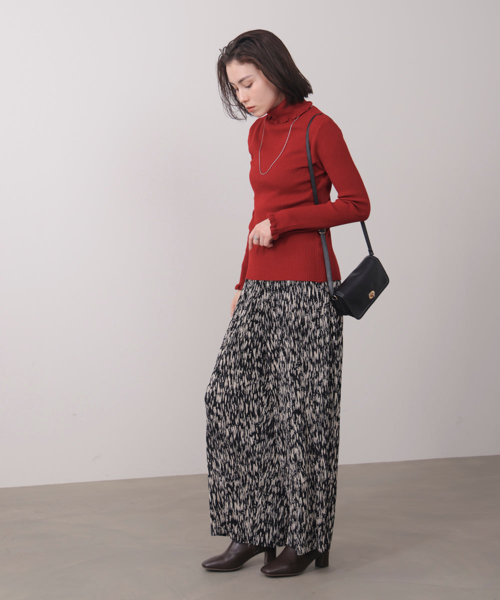 フリルリブニットタートル