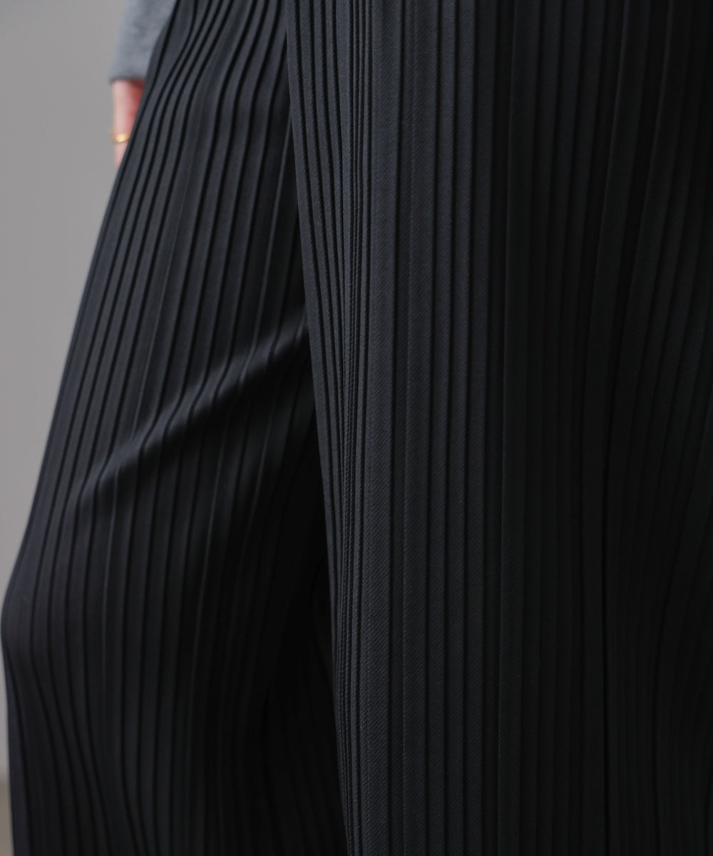 起毛プリーツパンツ