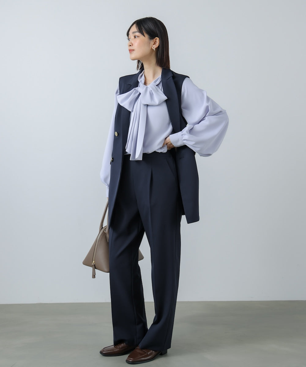 “はあちゅうコラボceremonystyle” ボウタイデザインブラウス