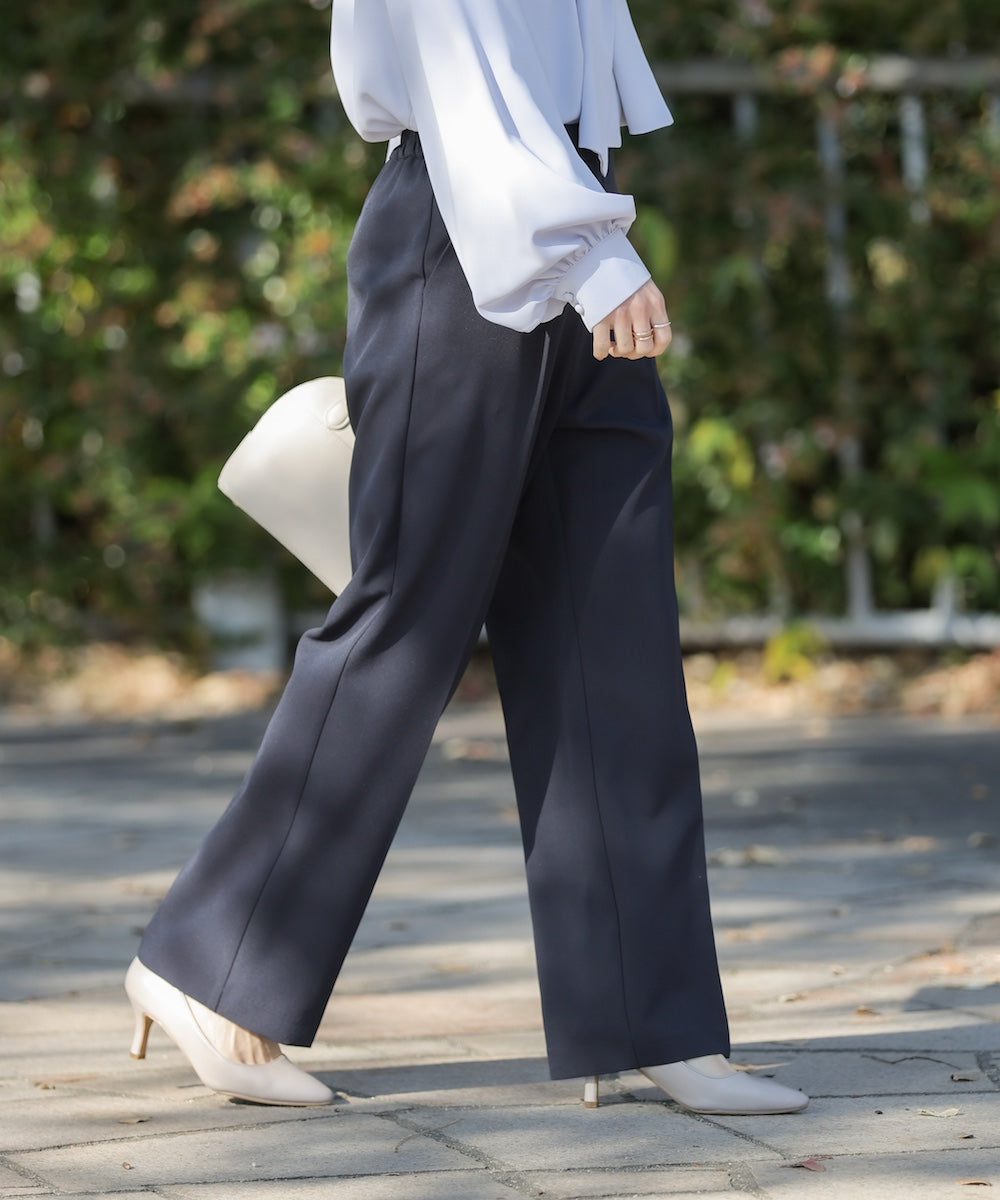 “はあちゅうコラボceremonystyle”ストレッチテーパードパンツ