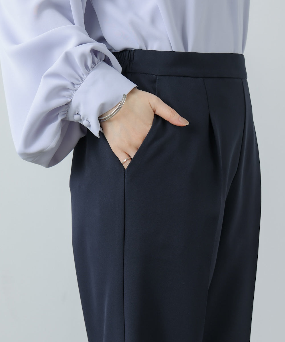 “はあちゅうコラボceremonystyle”ストレッチテーパードパンツ