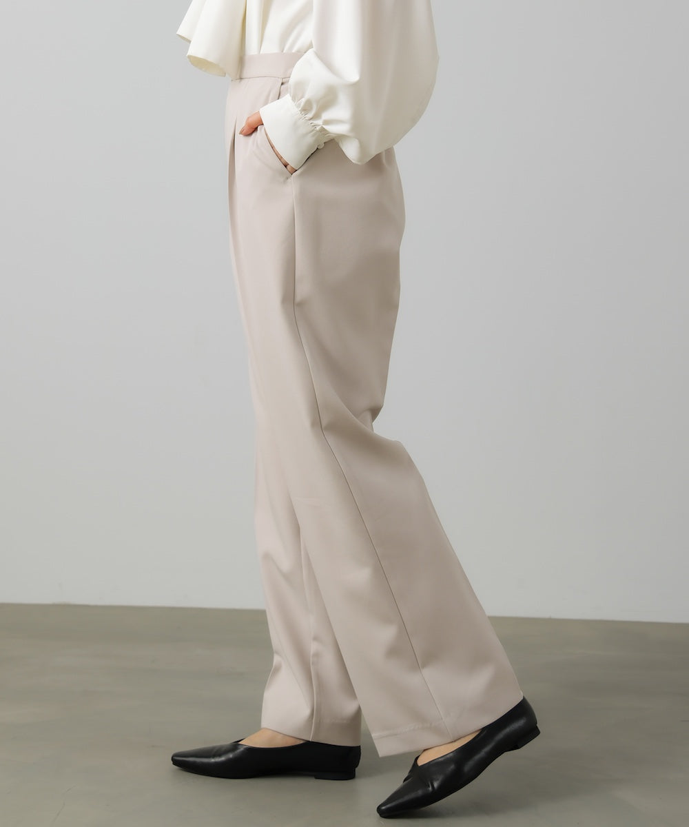 “はあちゅうコラボceremonystyle”ストレッチテーパードパンツ