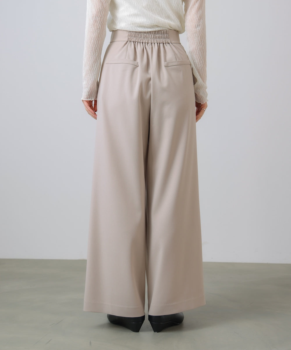 “はあちゅうコラボceremonystyle”ラップワイドパンツ