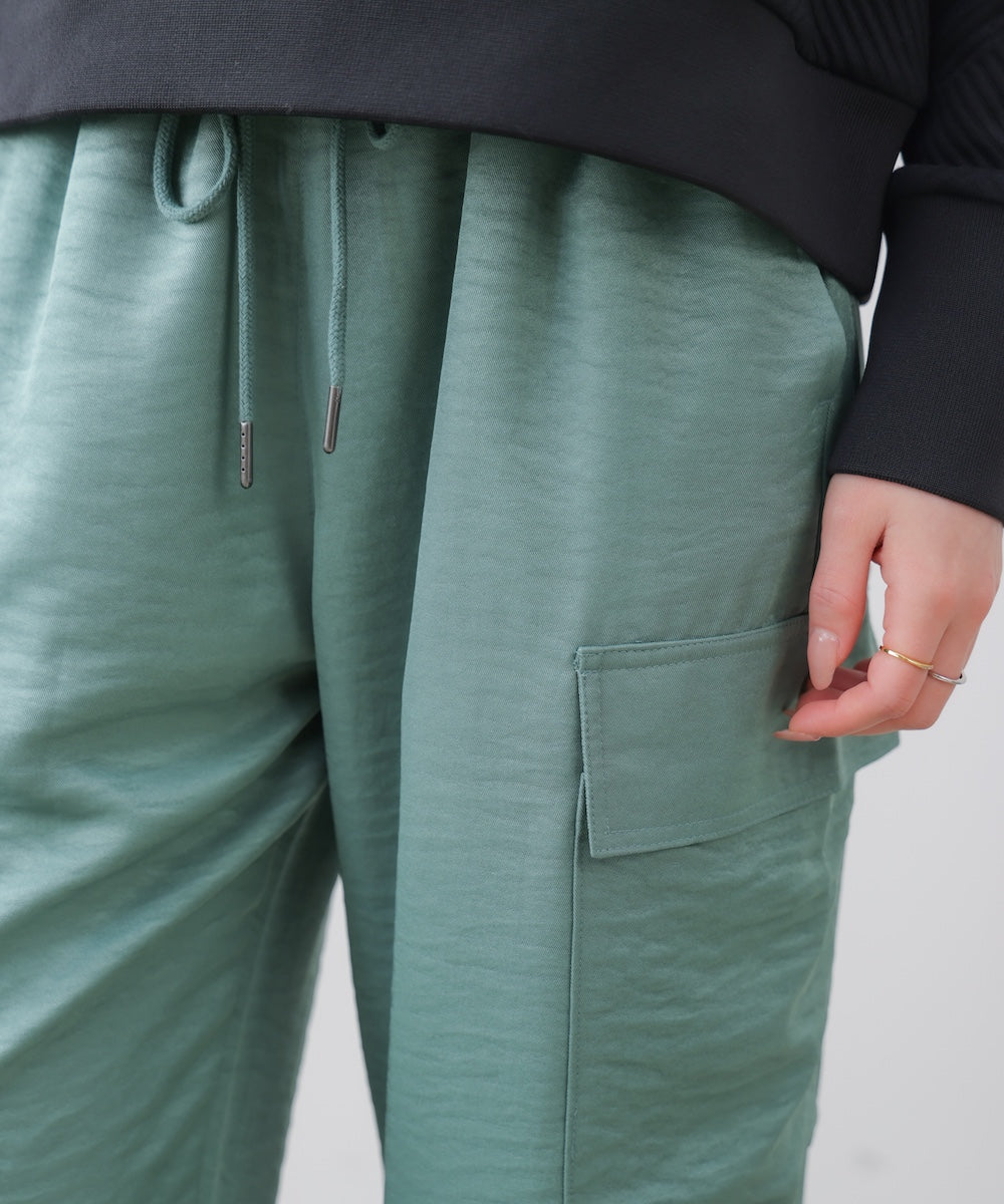 ヴィンテージサテンカーゴパンツ