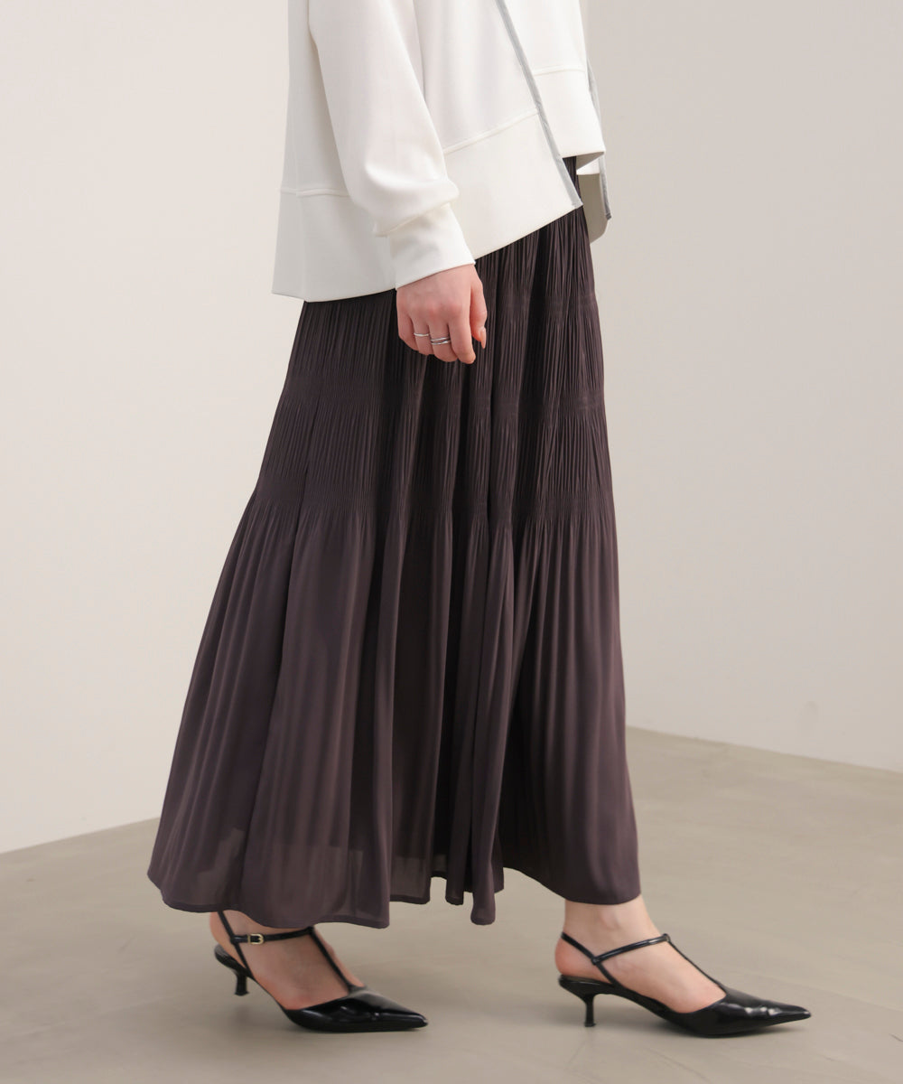 ワッシャーティアードスカート