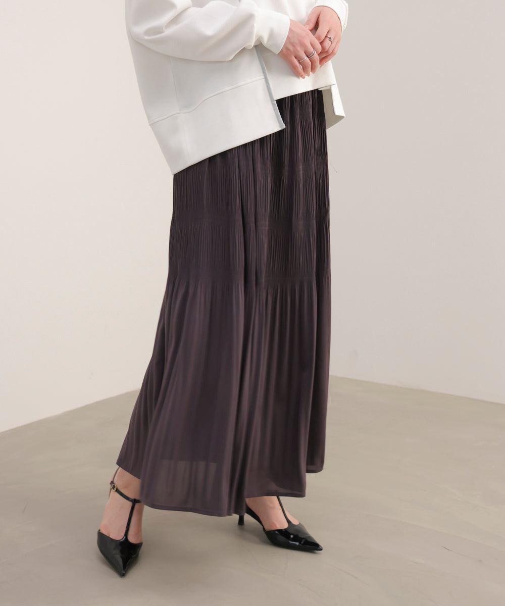 ワッシャーティアードスカート