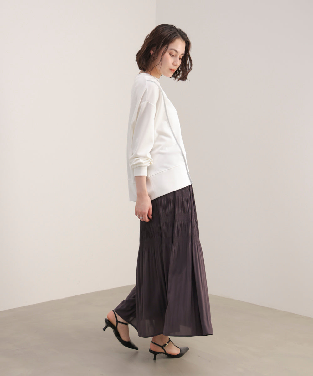 ワッシャーティアードスカート