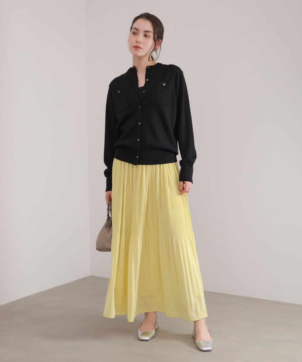 ワッシャーティアードスカート