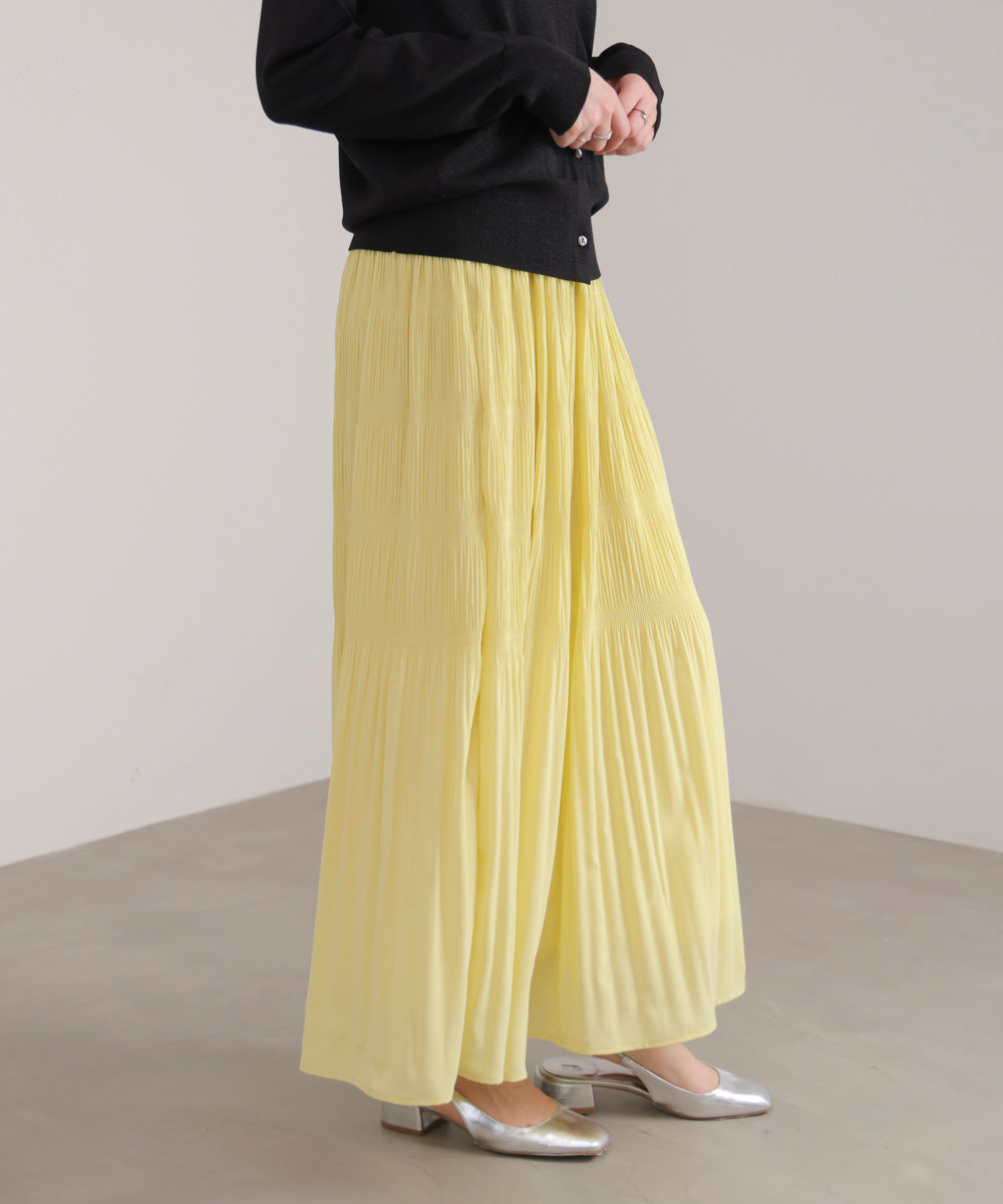 ワッシャーティアードスカート