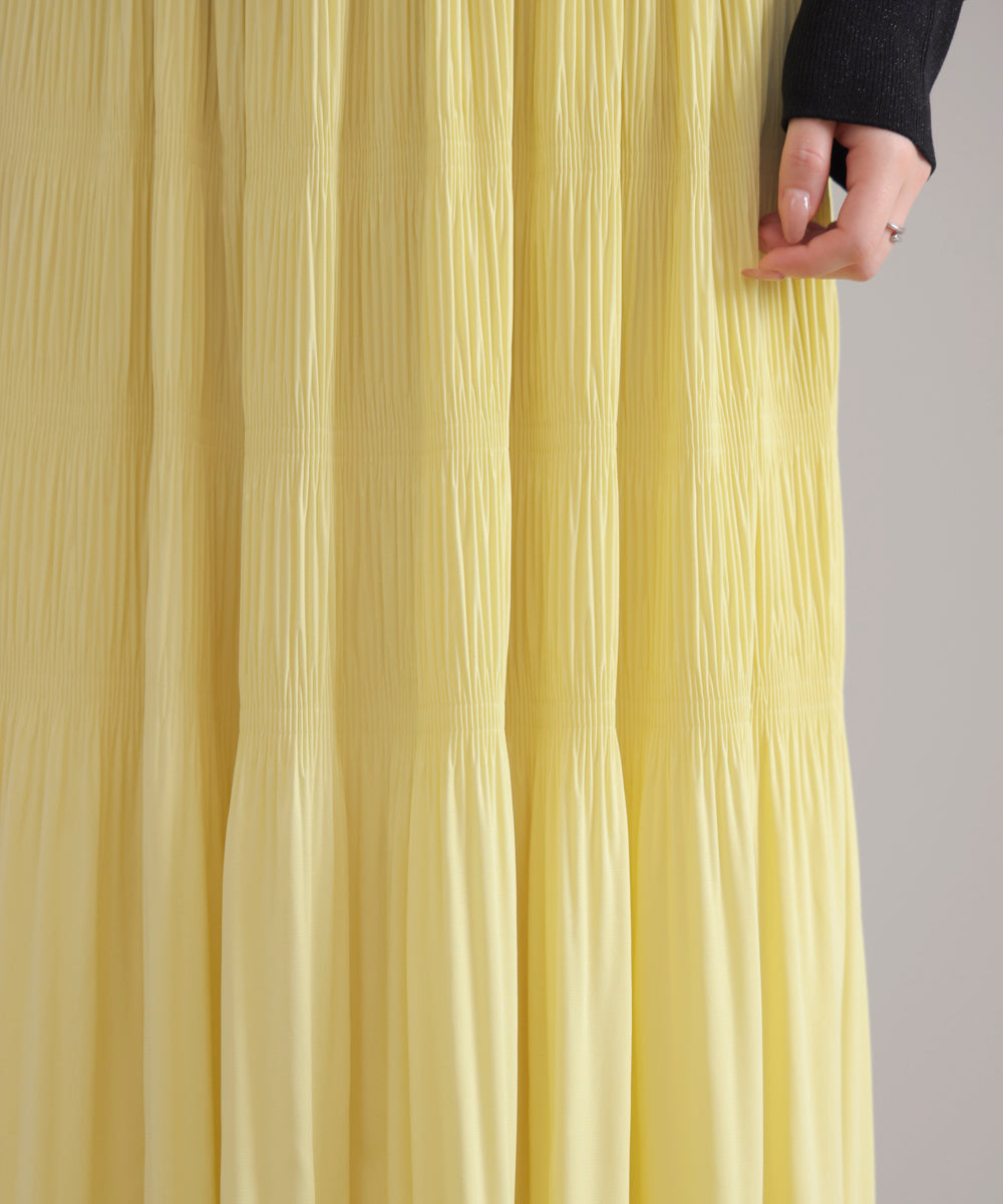 ワッシャーティアードスカート