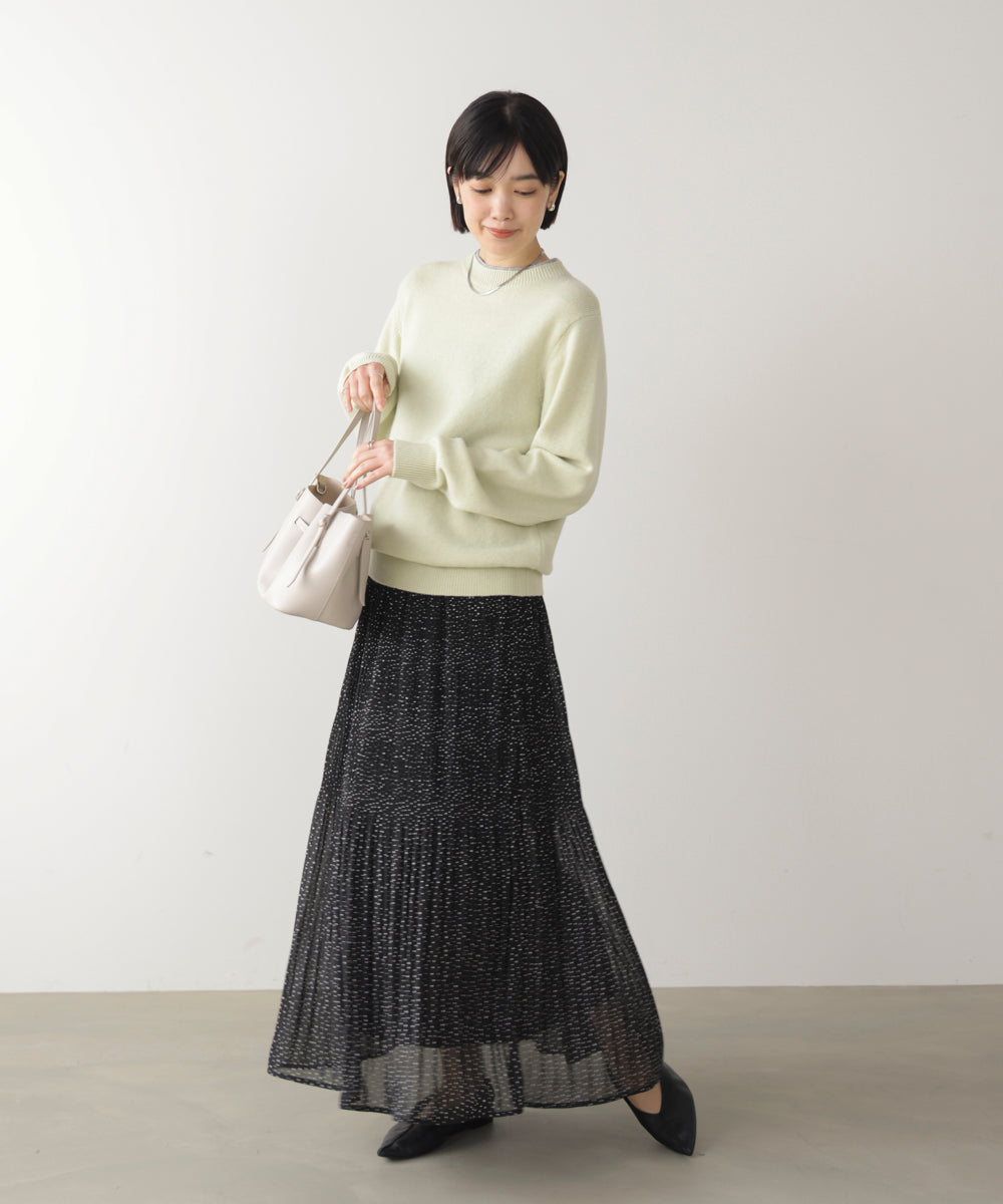 ワッシャーティアードスカート