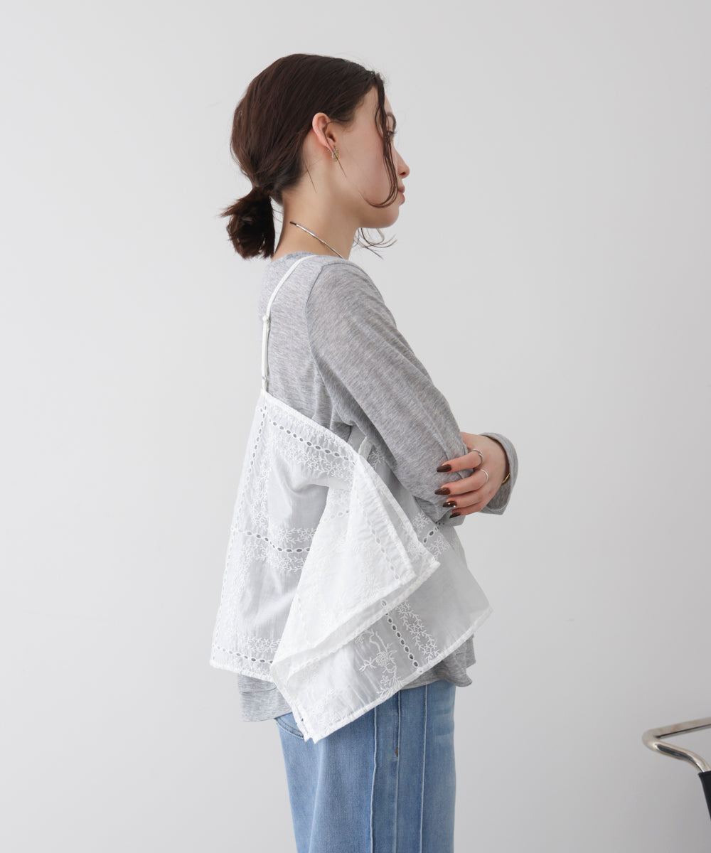 【WEB限定】パッチワーク刺繍キャミソール