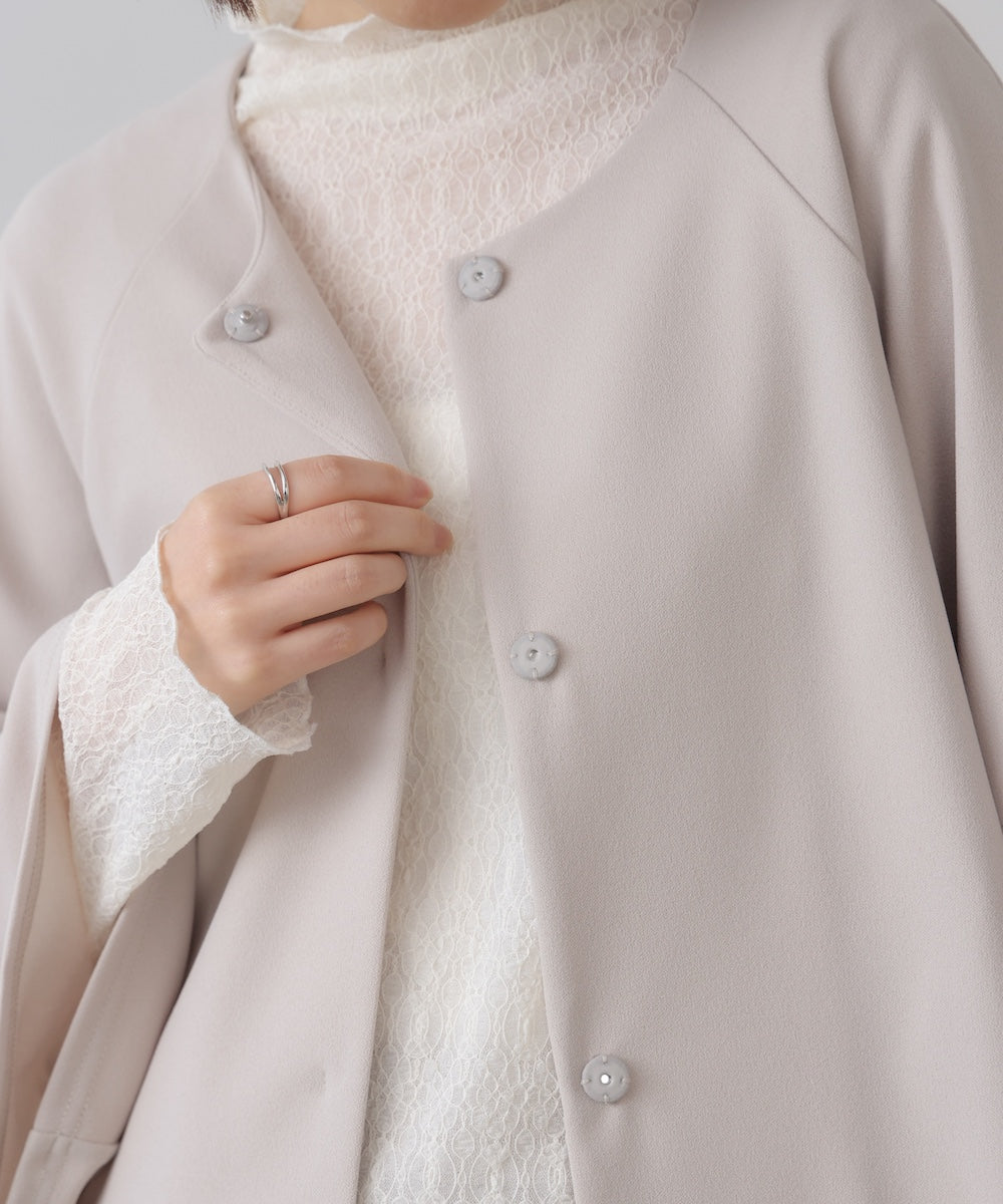 カットジョーゼットフレアジャケット