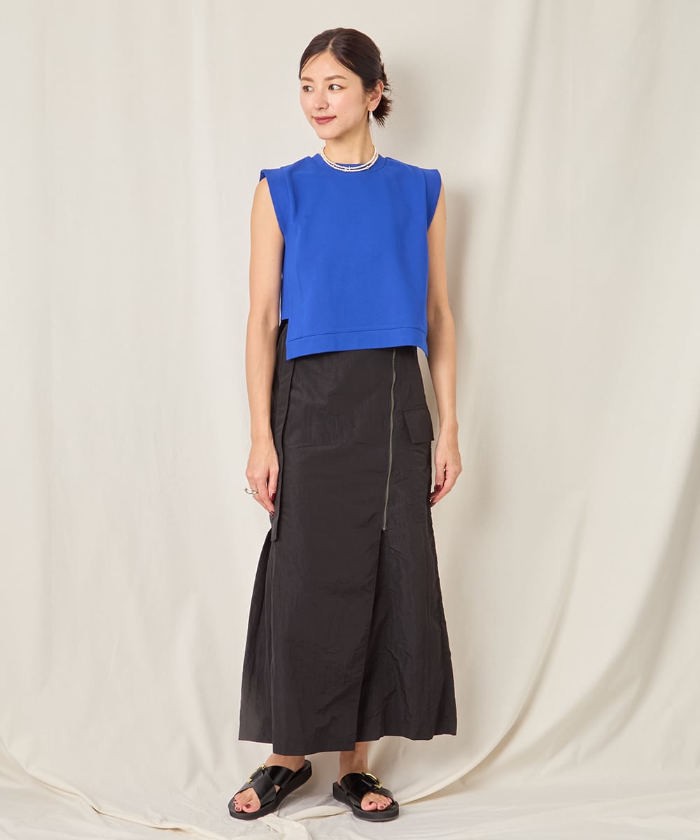 NYLON LONG SKIRT