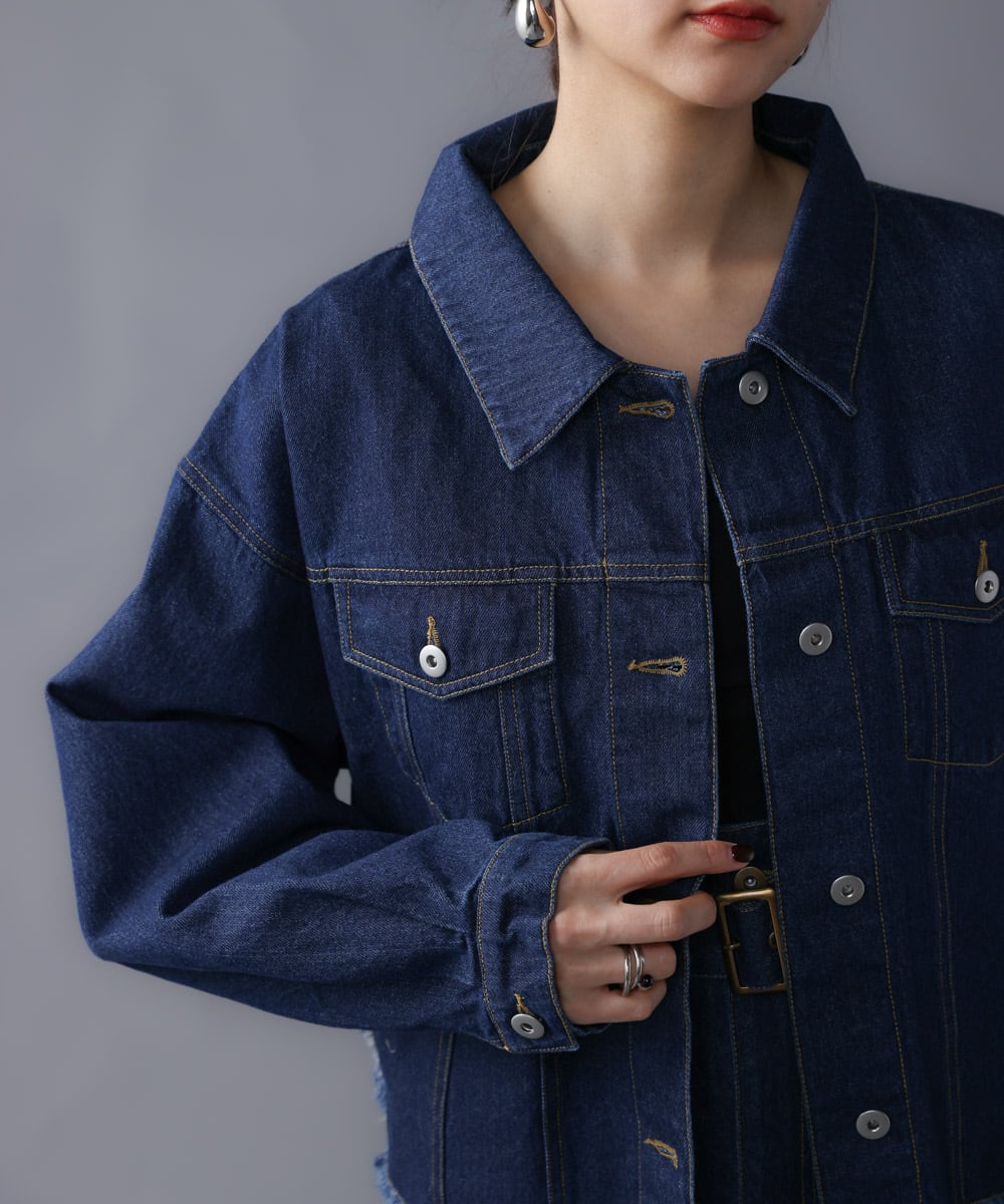 FRINGE DENIM JACKET(フリンジデニムジャケット)