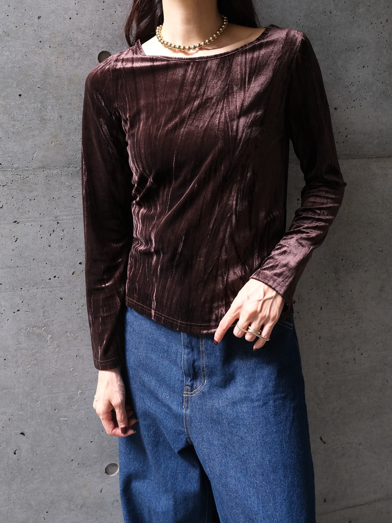 VELVET BUSTIER SET TOPS