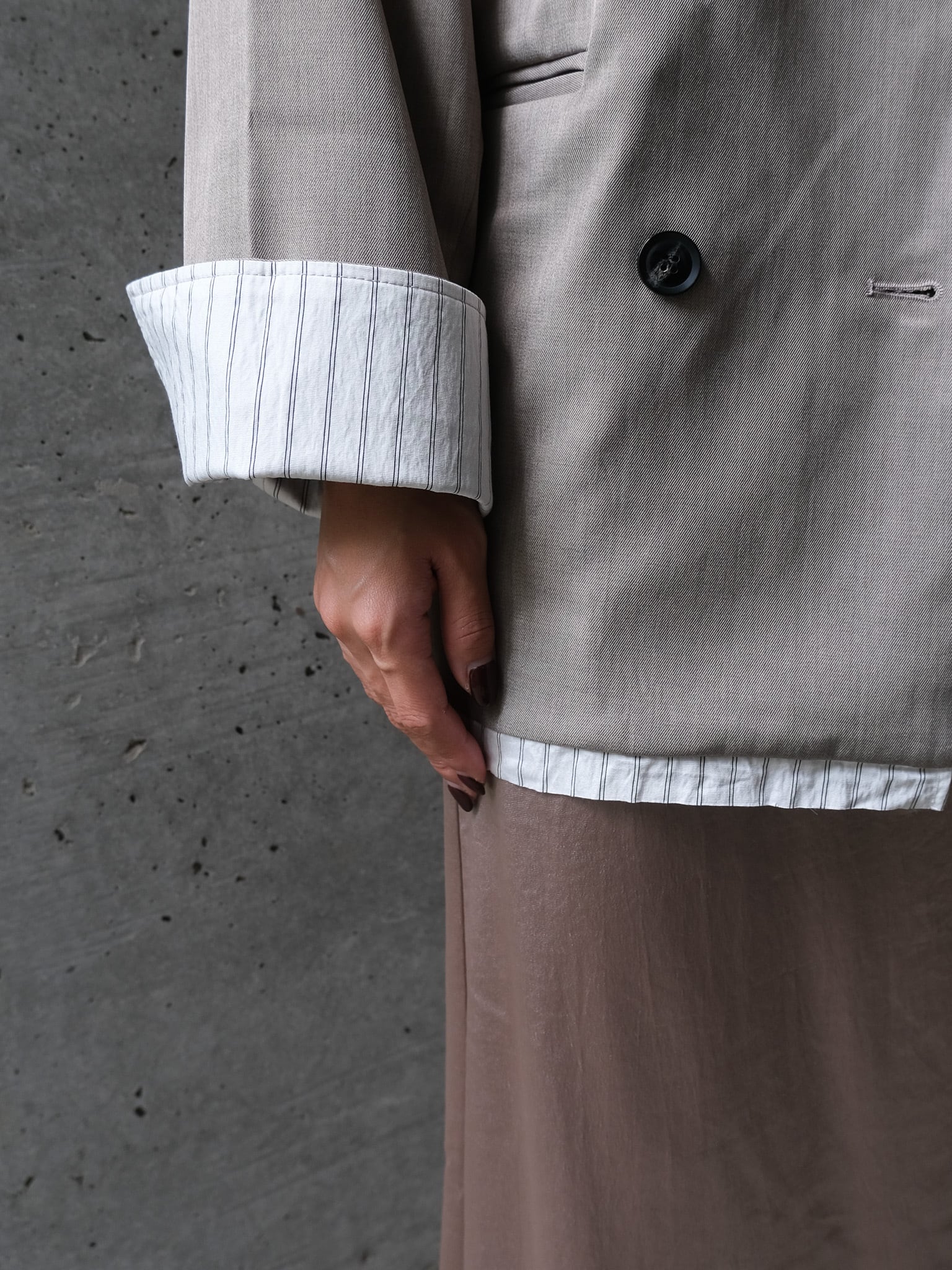 LAYERED DOUBLE TAILORED JACKET