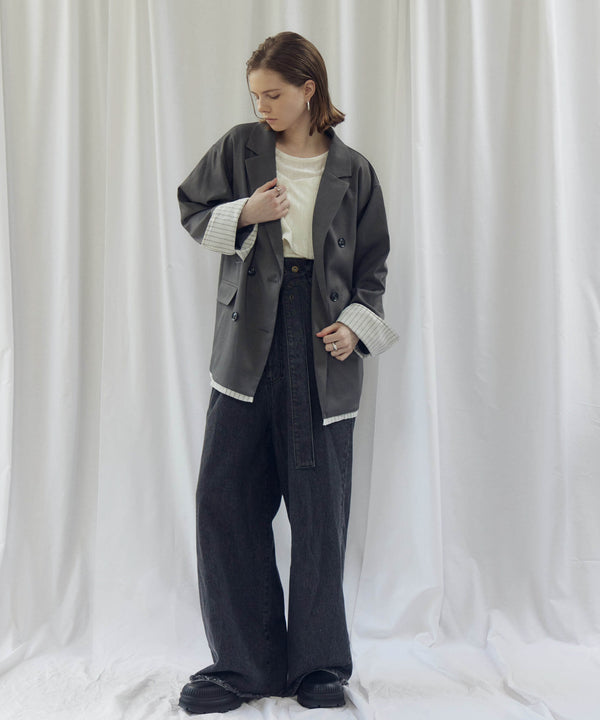 LAYERED DOUBLE TAILORED JACKET