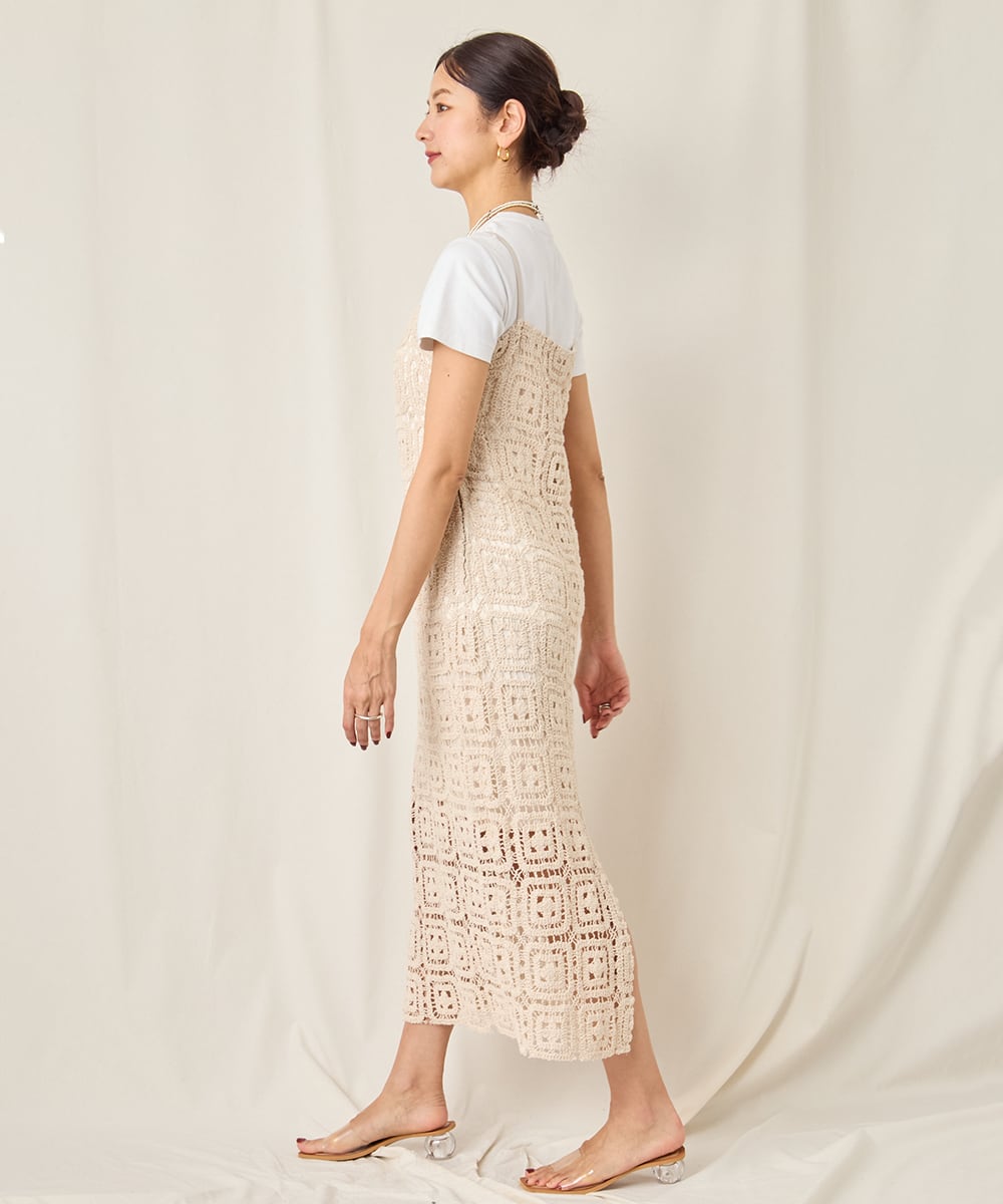 CROCHET CAMI DRESS