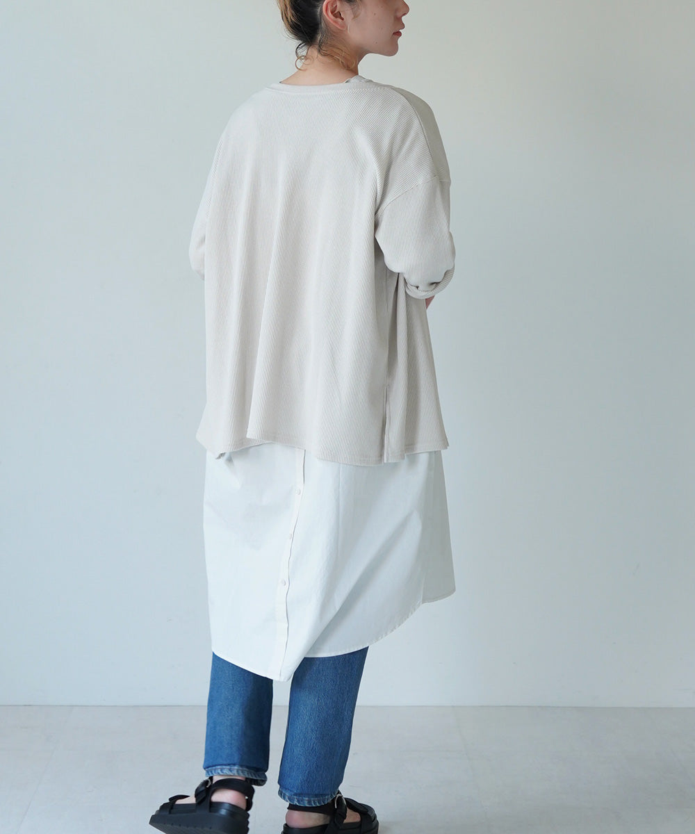 Lupilien ワッフル編み 2WAYカーディガン
