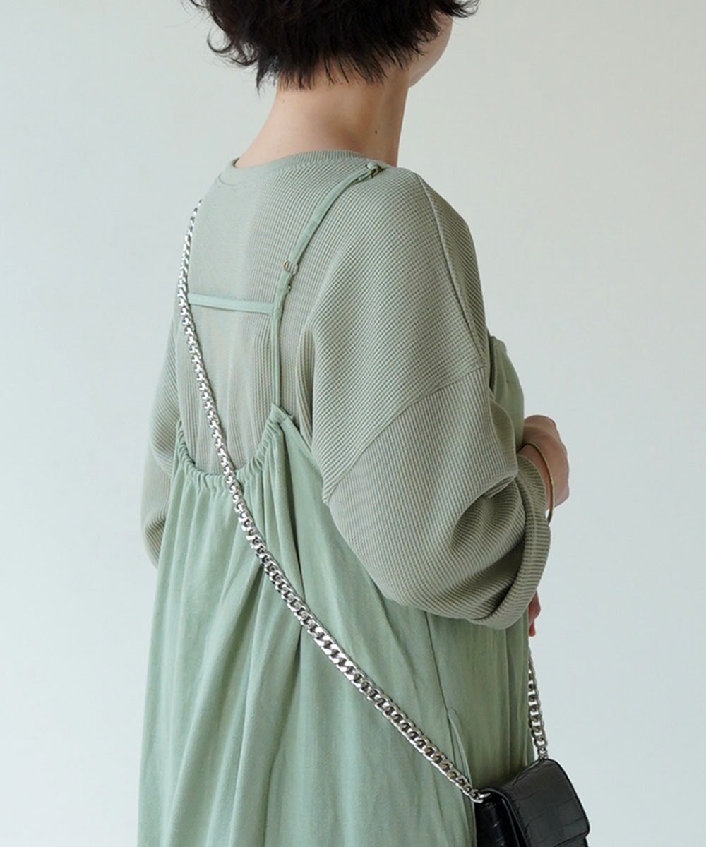 Lupilien ワッフル編み 2WAYカーディガン