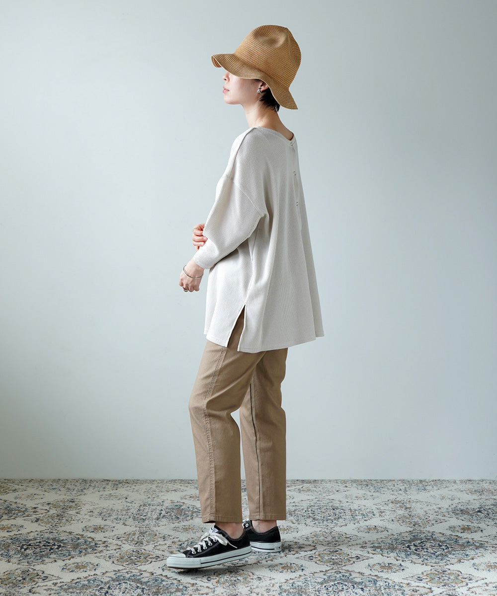 Lupilien ワッフル編み 2WAYカーディガン