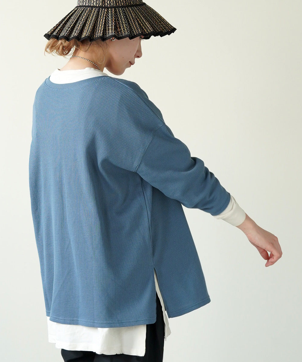 Lupilien ワッフル編み 2WAYカーディガン