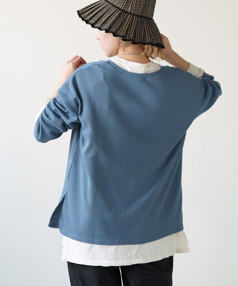 Lupilien ワッフル編み 2WAYカーディガン