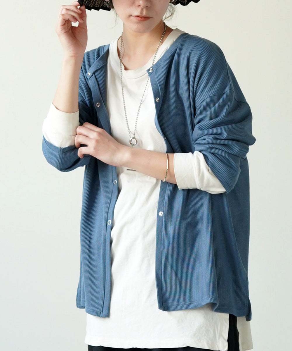 Lupilien ワッフル編み 2WAYカーディガン