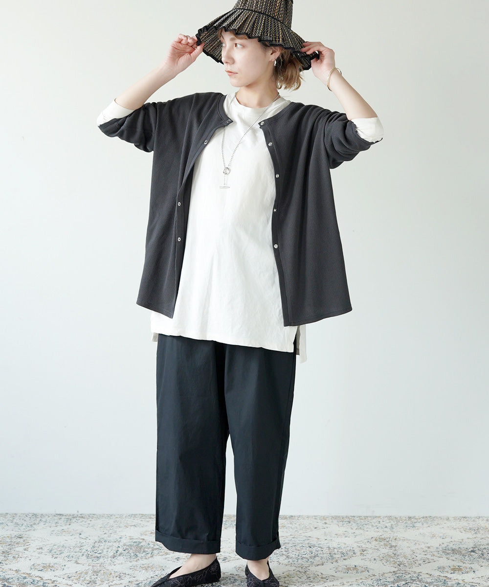 Lupilien ワッフル編み 2WAYカーディガン