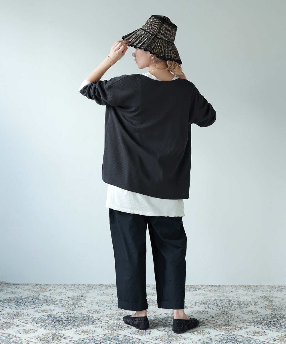 Lupilien ワッフル編み 2WAYカーディガン