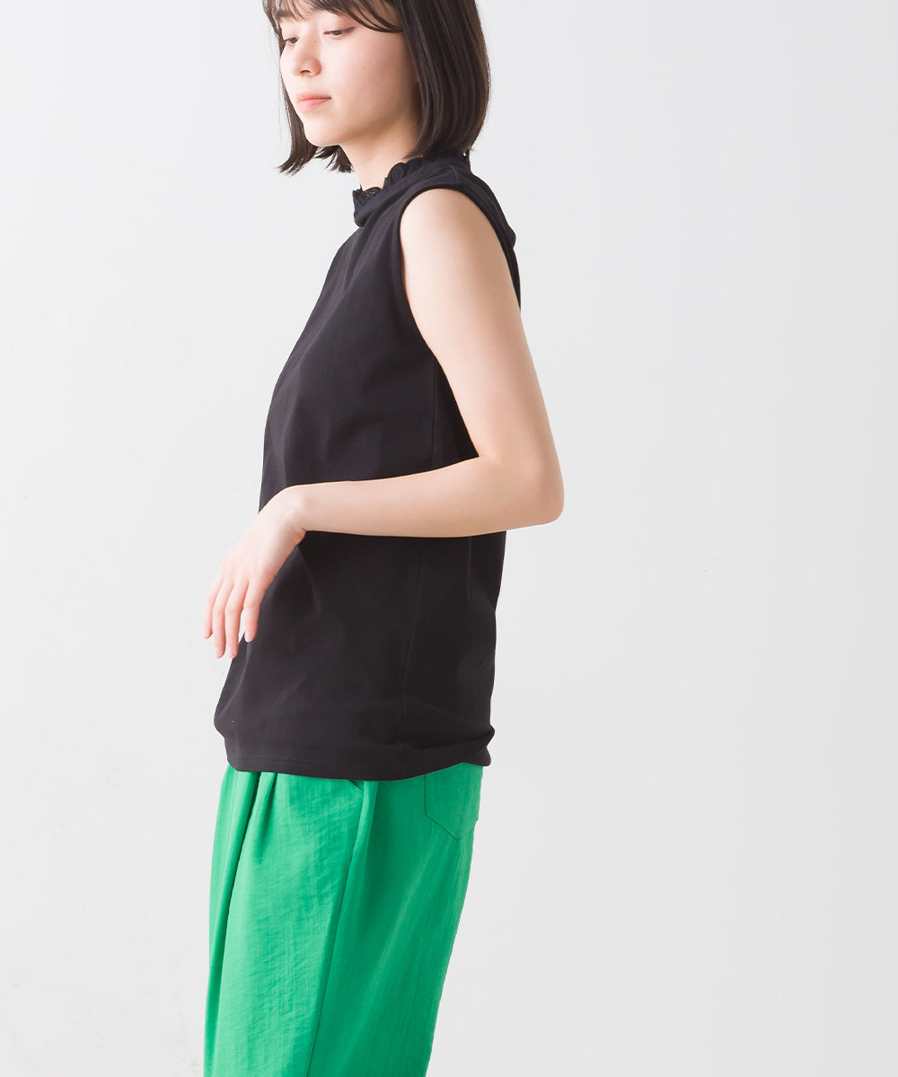 LUPILIEN 接触冷感加工フリル衿インナー