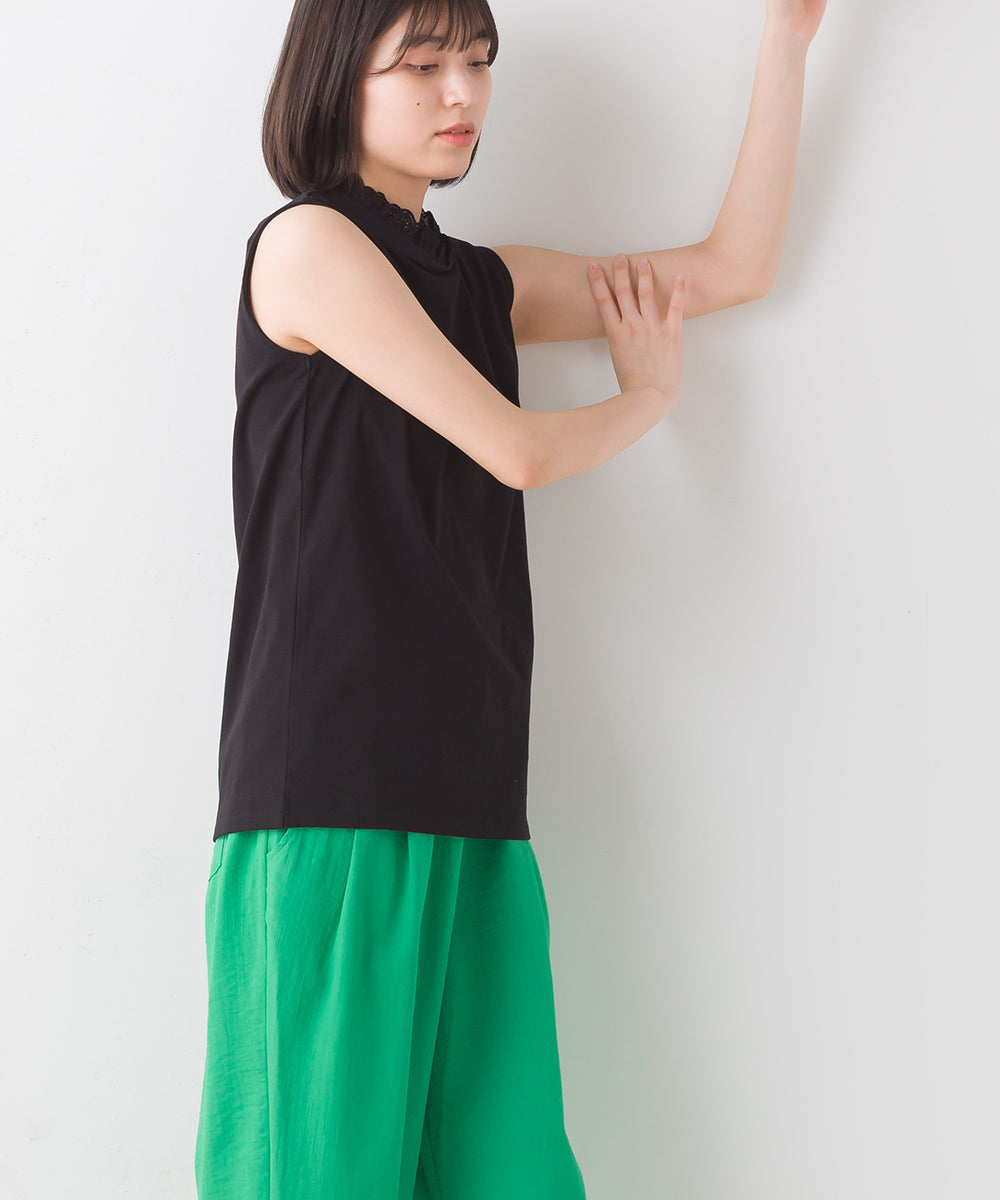 LUPILIEN 接触冷感加工フリル衿インナー