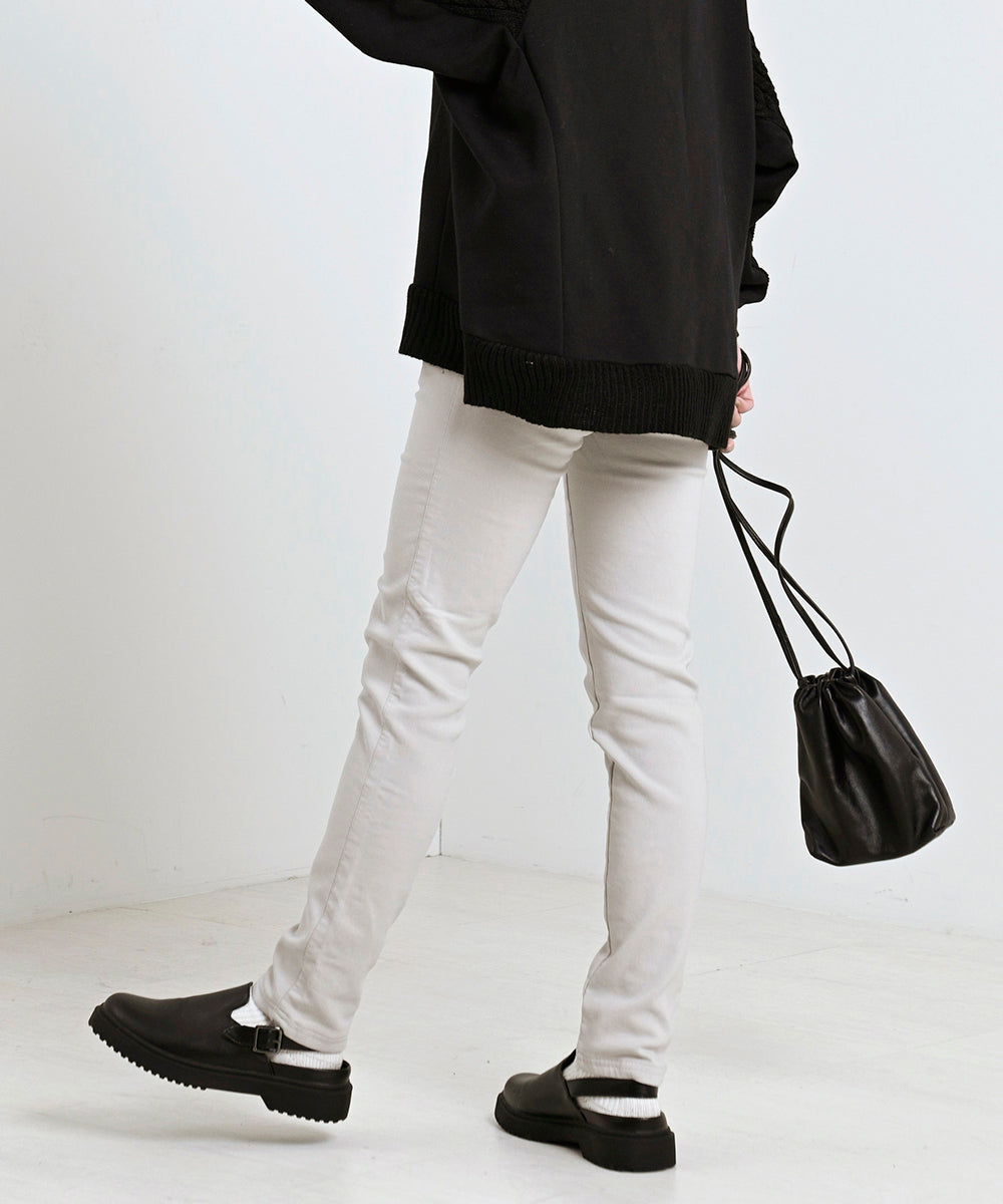 Lupilien ストレッチパイピングパンツ
