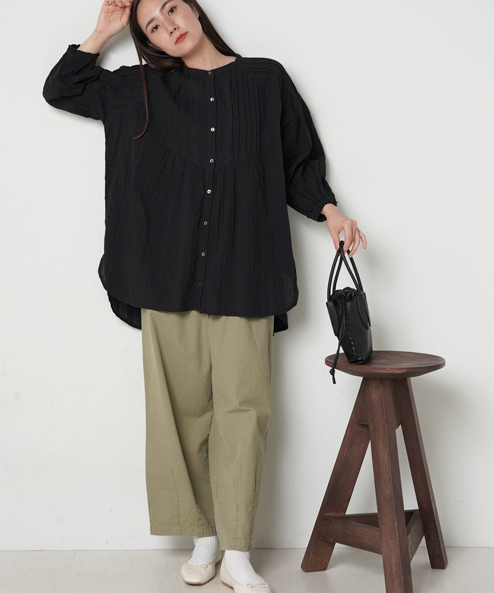 LUPILIEN リップストップコクーンパンツ