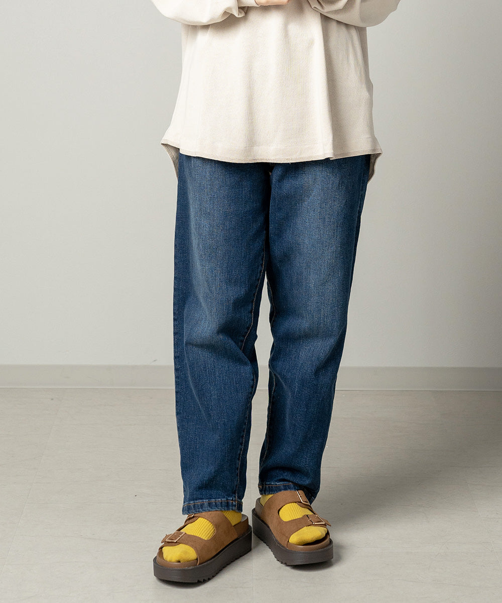 Lupilien ストレッチデニムルーズパンツ
