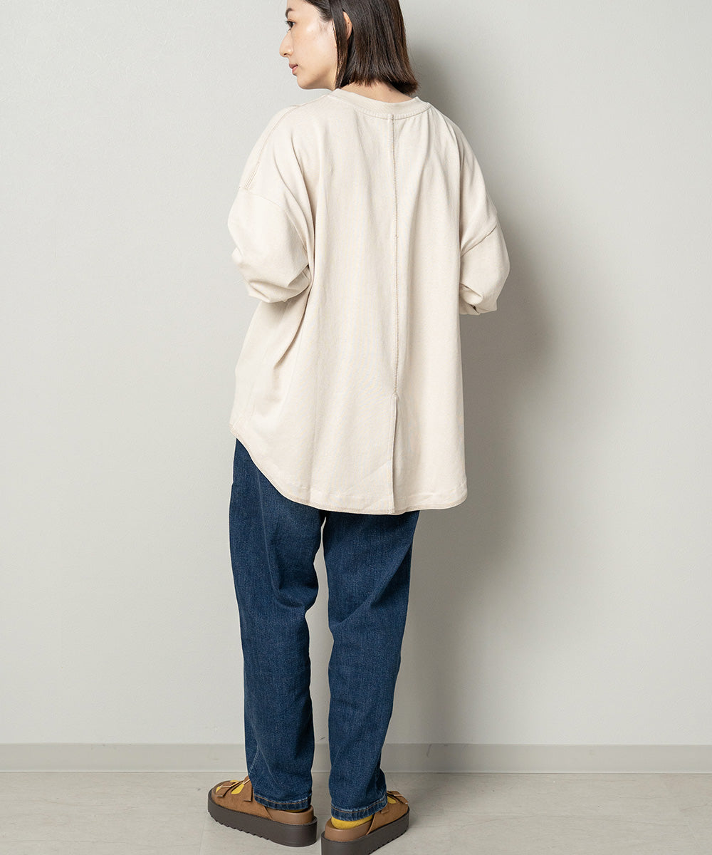 Lupilien ストレッチデニムルーズパンツ