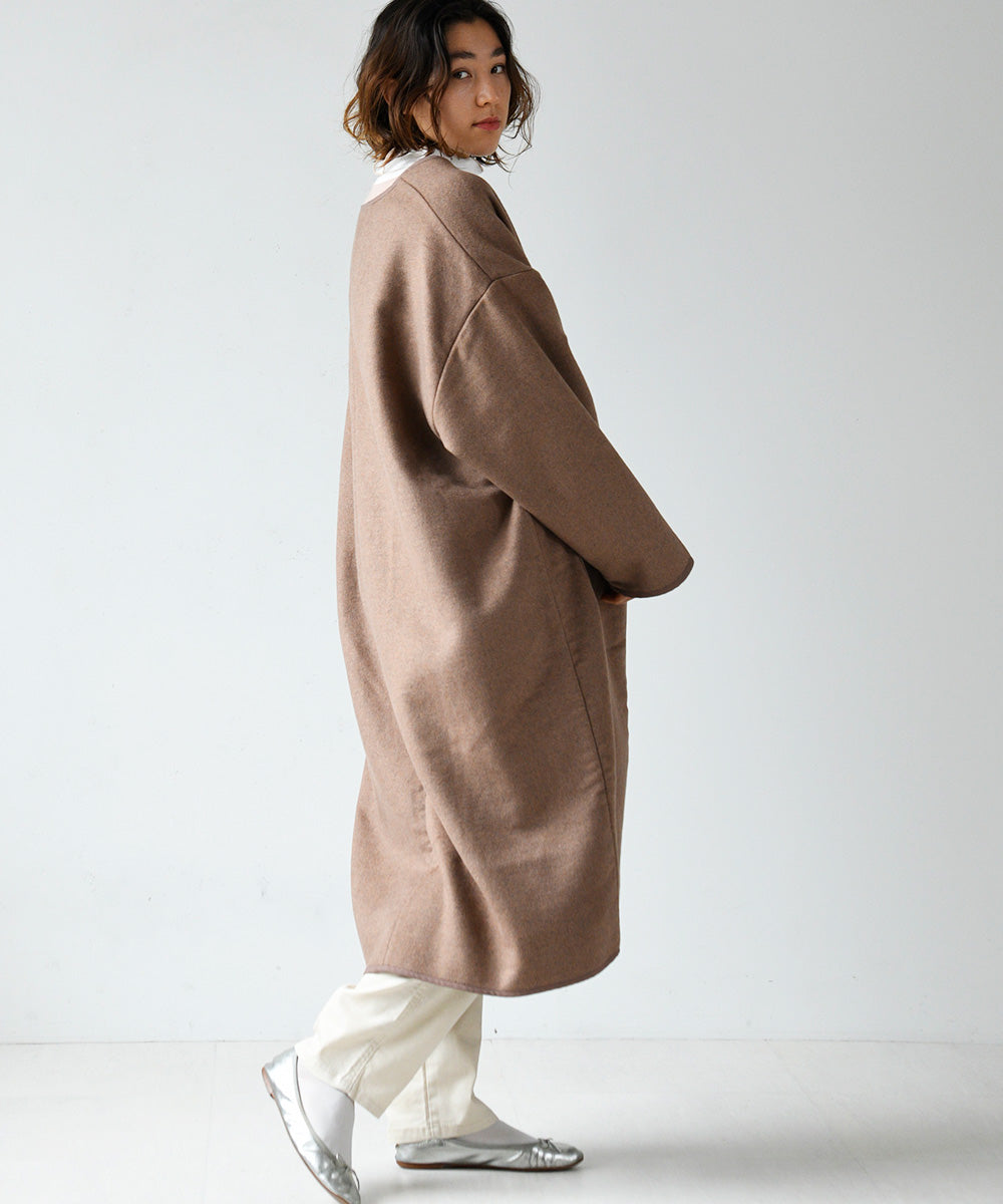 Lupilien ダブルフェイス柄 チャイナ柄コート