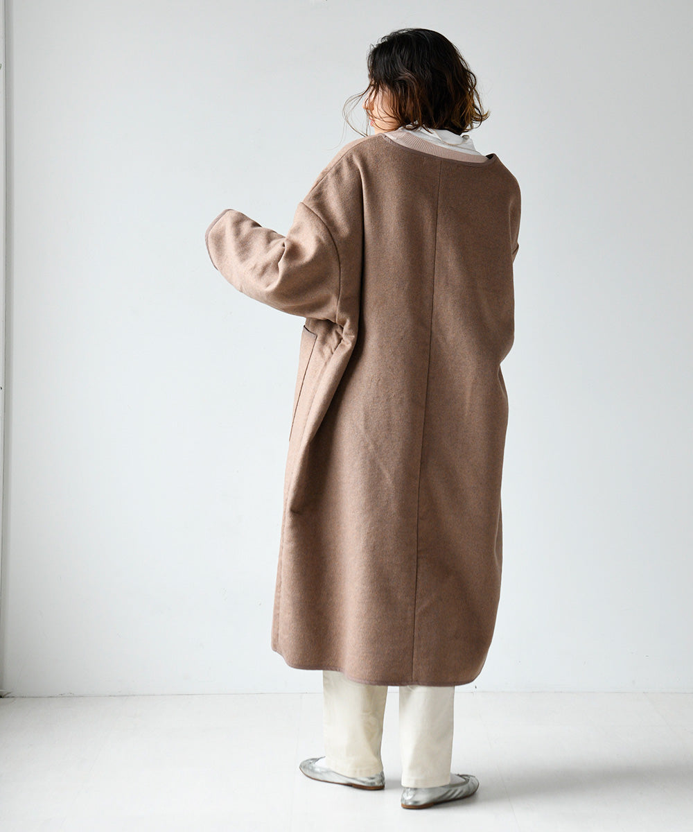 Lupilien ダブルフェイス柄 チャイナ柄コート