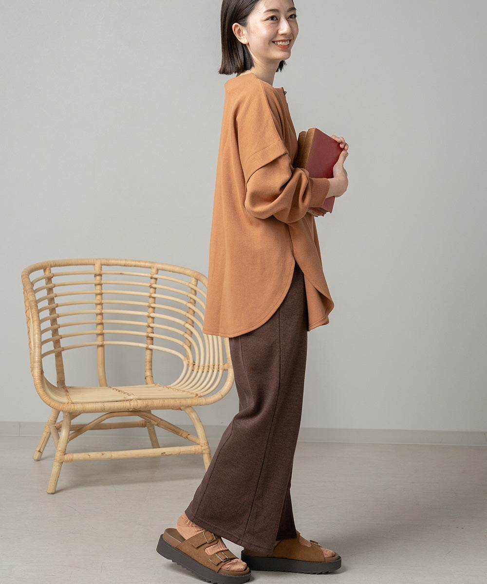 サカリバリブ編みパンツ