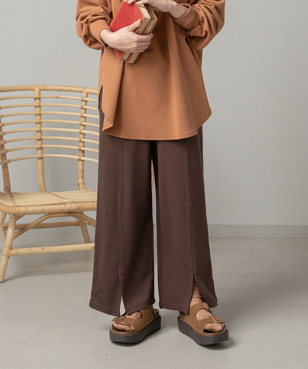 サカリバリブ編みパンツ