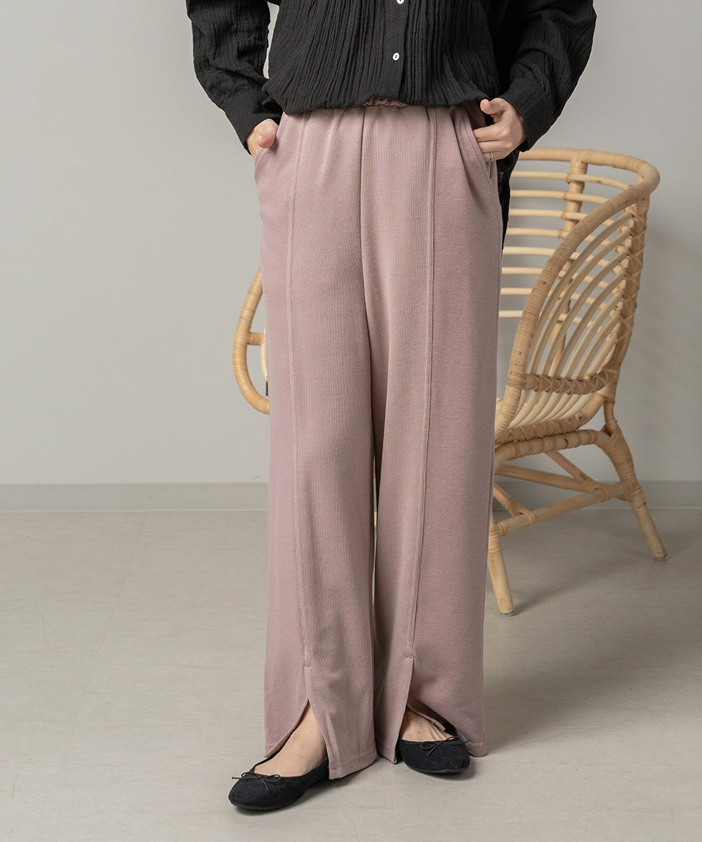 サカリバリブ編みパンツ