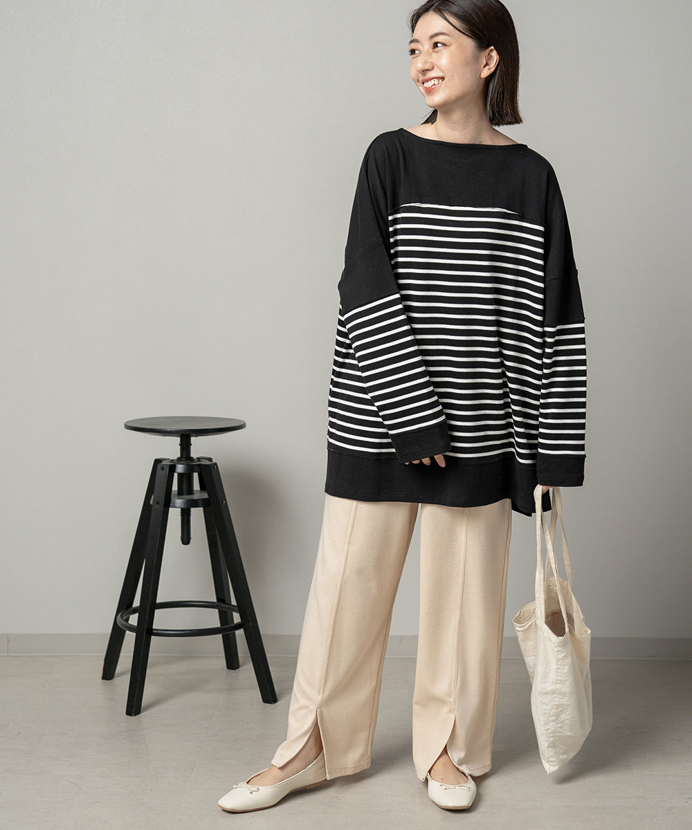 サカリバリブ編みパンツ