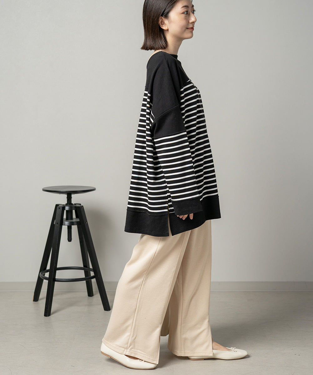 サカリバリブ編みパンツ