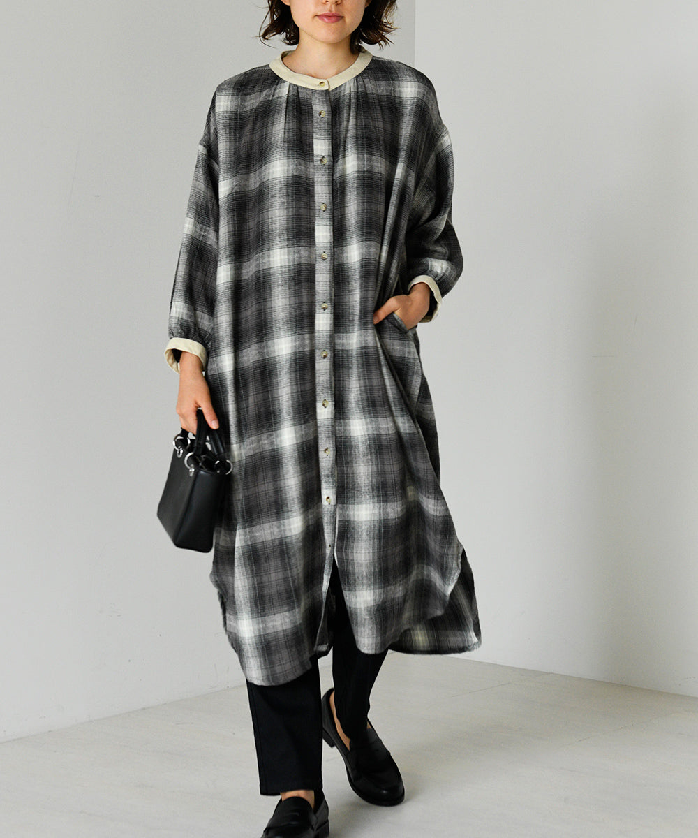 Lupilien クレリックシャツドレス