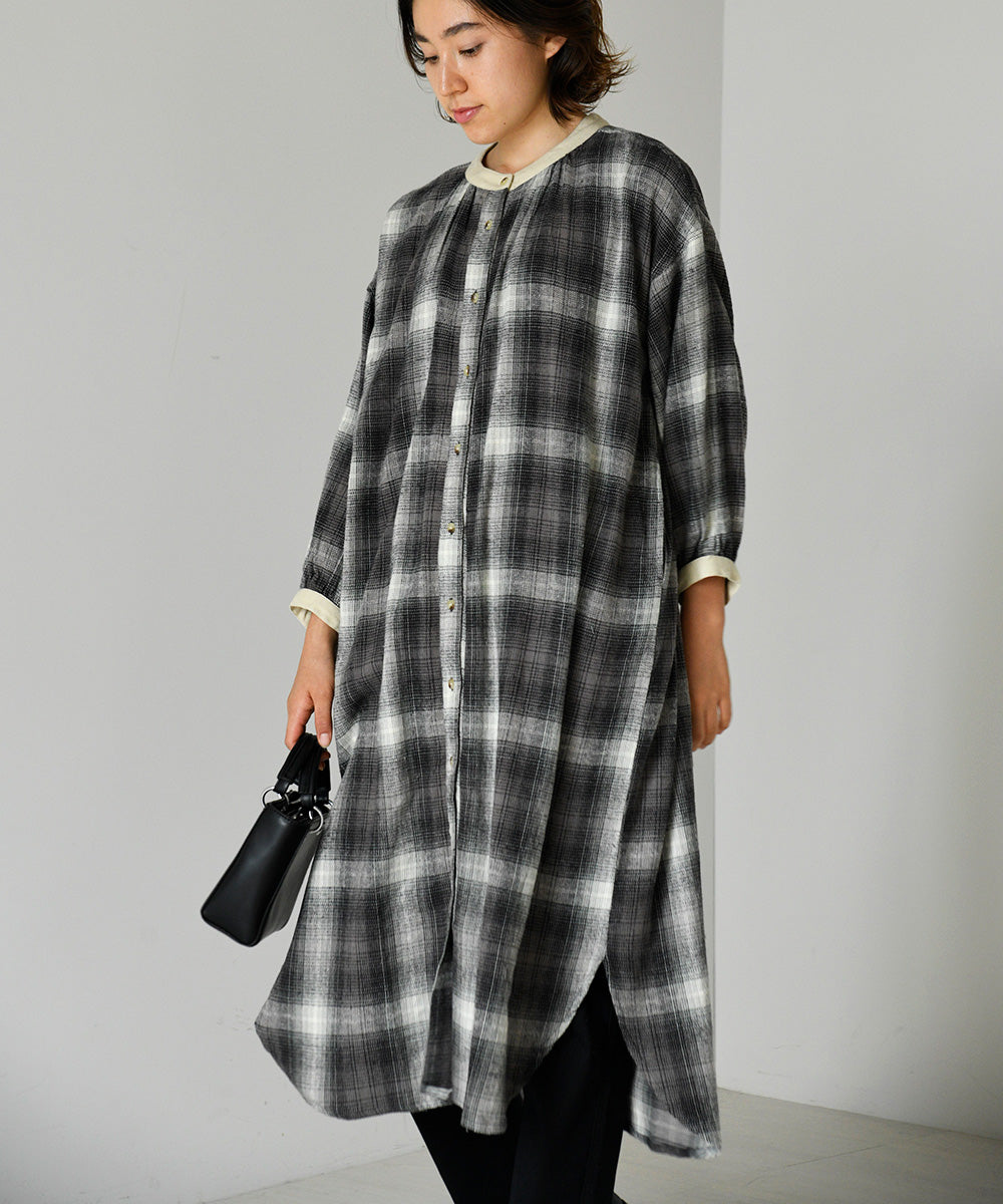Lupilien クレリックシャツドレス
